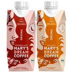 Mary's Coffee Club Eiskaffee mit Haferdrink und Kokosmilch